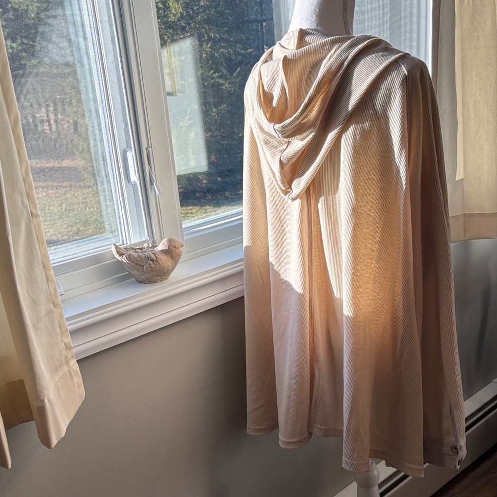 Heyson Beige Hooded swing top/tunic/dress